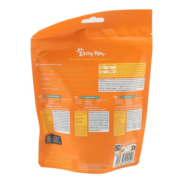 Zesty Paws Apaisant friandises pour chien