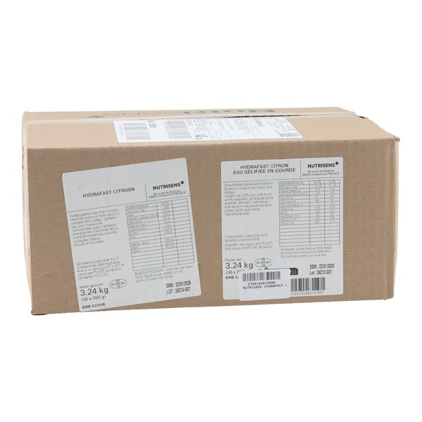 Nutrisens Hydrafast eau gélifiée Citron