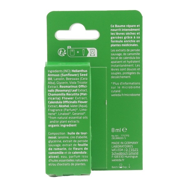 Weleda Skin Food Baume lèvres bio