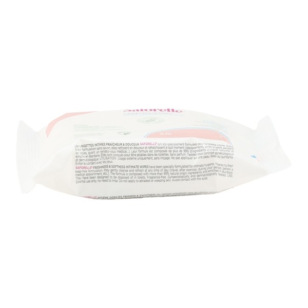Saforelle Pocket lingettes intimes biodégradables