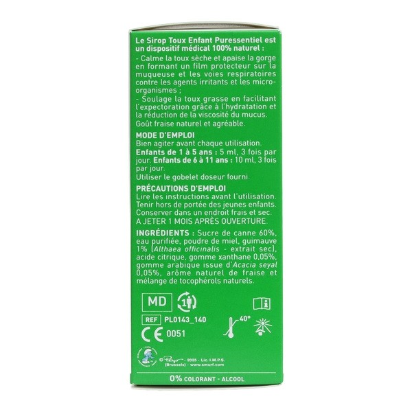 Puressentiel Respiratoire sirop toux enfant