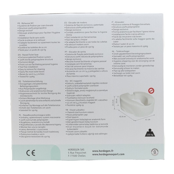 Réhausse WC Clip Up