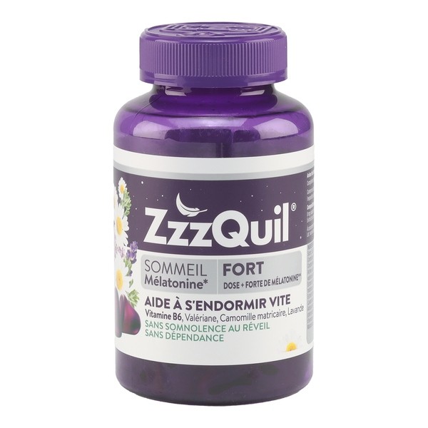 ZzzQuil Fort Sommeil gummies