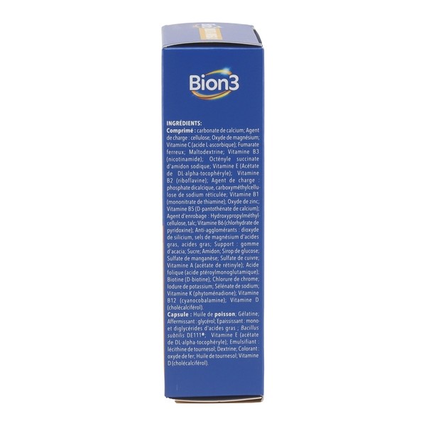 Bion 3 Multi et Oméga 3 comprimés + capsules