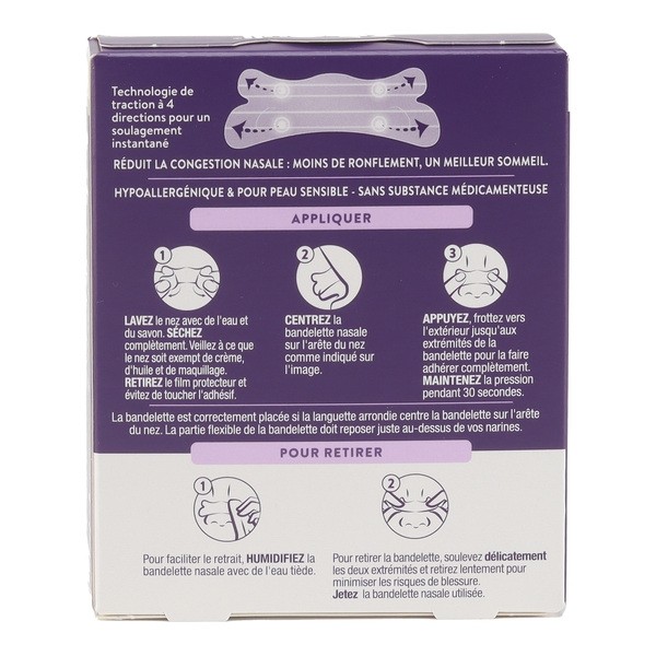 ZzzQuil Sommeil bandelettes nasales