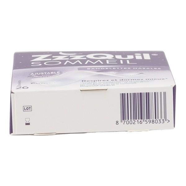 ZzzQuil Sommeil bandelettes nasales