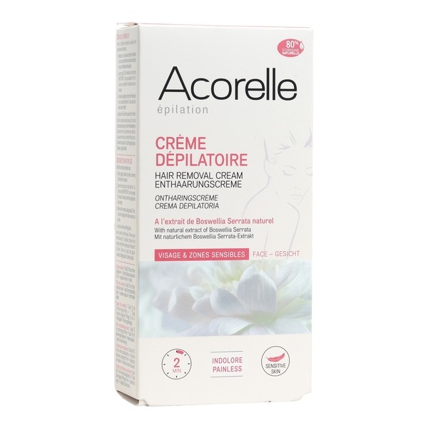 Acorelle Crème dépilatoire Visage et Zones sensibles