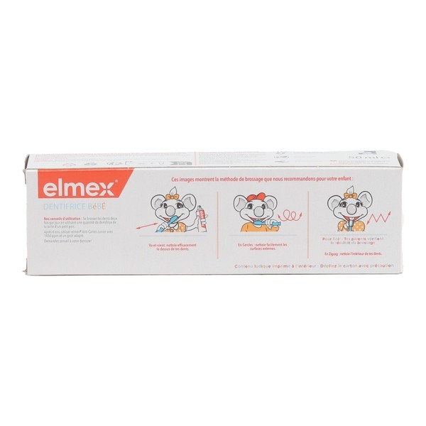 Elmex dentifrice Bébé