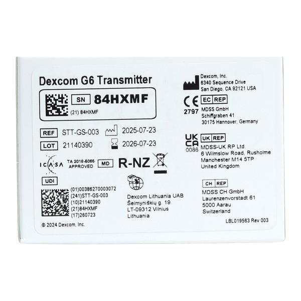 Dexcom G6 transmetteur
