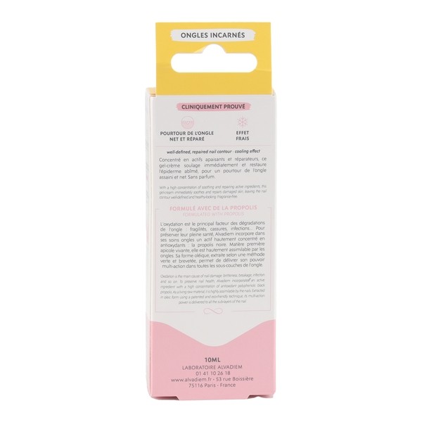 Alvadiem Soin apaisant ongles incarnés pourtours irrités