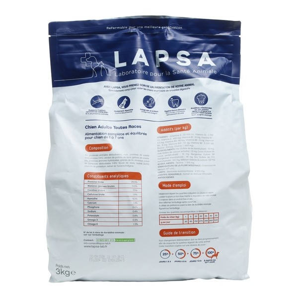 Lapsa Croquettes Chien Adulte Digestion facile