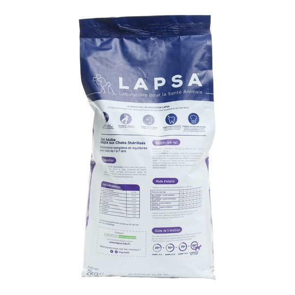 Lapsa croquettes chat adulte Maintenance