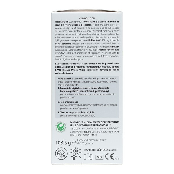 Aboca NeoBianacid comprimés à sucer Citron