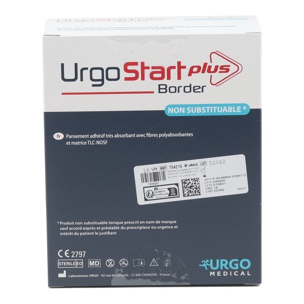 UrgoStart Plus Border pansement adhésif siliconé