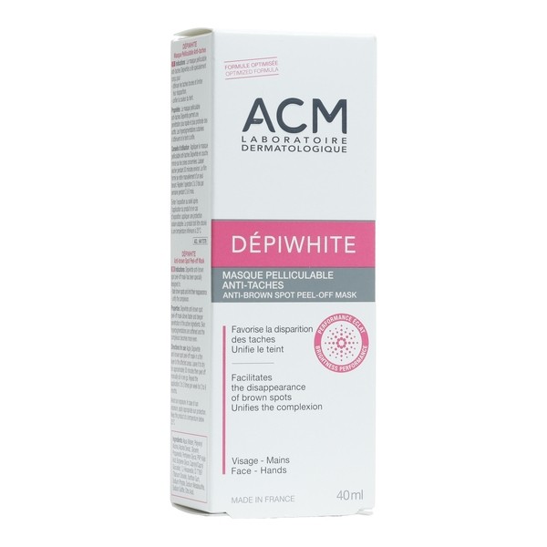 ACM Dépiwhite masque pelliculable