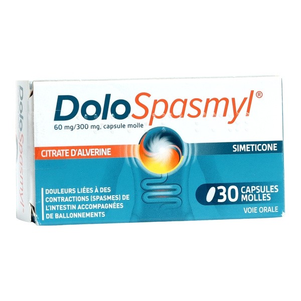 Dolospasmyl capsules molles
