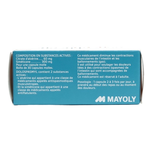 Dolospasmyl capsules molles