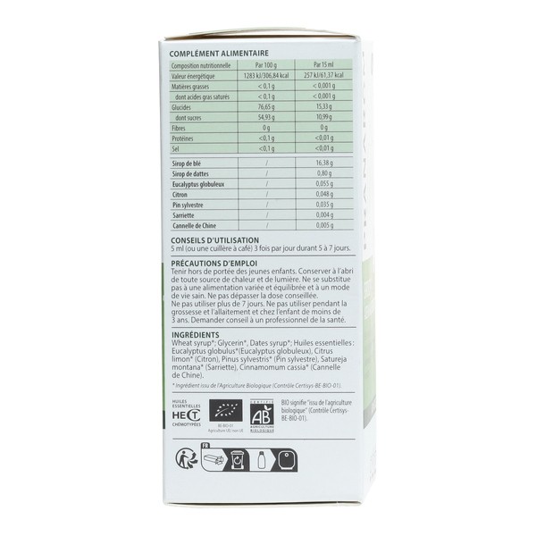 Pranarom Aromaforce Sirop voies respiratoires Bio