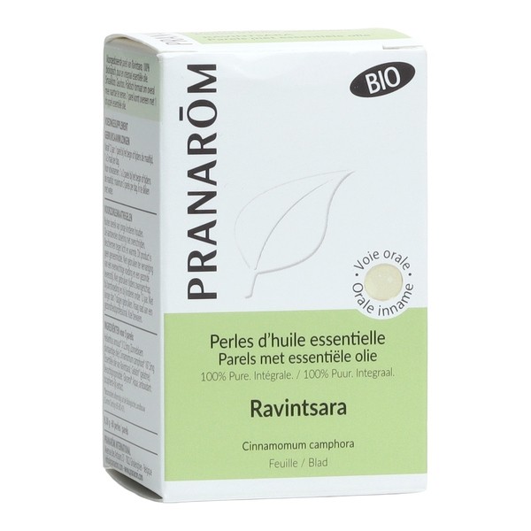 Pranarom Perles d'huile essentielle de Ravintsara Bio capsules