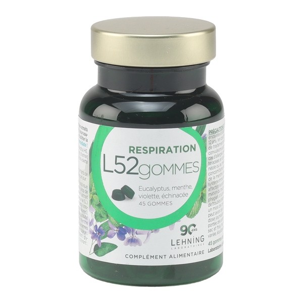 L52 Respiration gommes