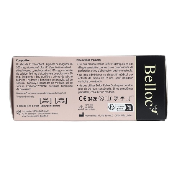 Belloc Reflux gastriques sticks