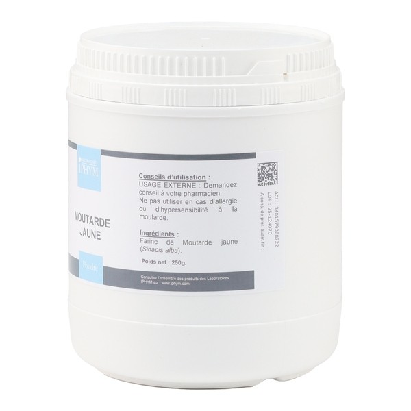 Iphym farine de moutarde jaune
