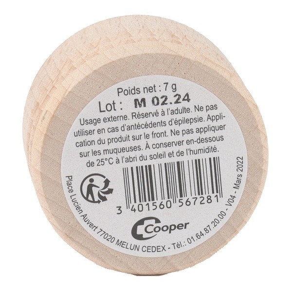 Salva macaron menthol migraine en bois