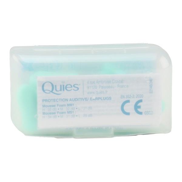 Quies protection auditive mini mousse anti-bruit