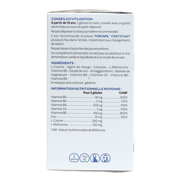 Forcapil fortifiant gélules