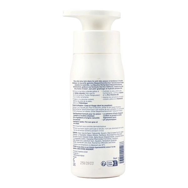 Bepanthen Derma SensiControl Baume relipidant