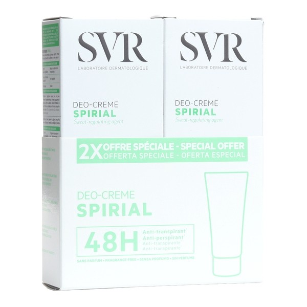 SVR Spirial Déo-crème anti-transpirant intense 48h