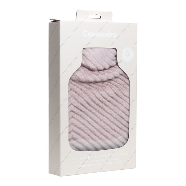 Bouillotte à eau en caoutchouc Adulte avec housse