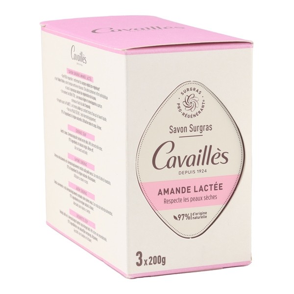 Cavaillès savon surgras amande lactée