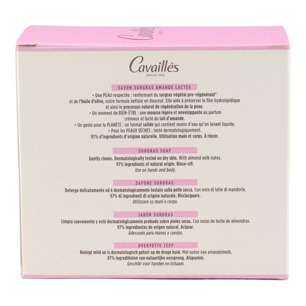 Cavaillès savon surgras amande lactée