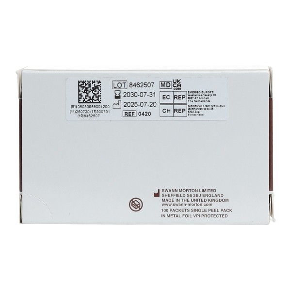 Swann Morton lames coupe-sutures courtes stériles