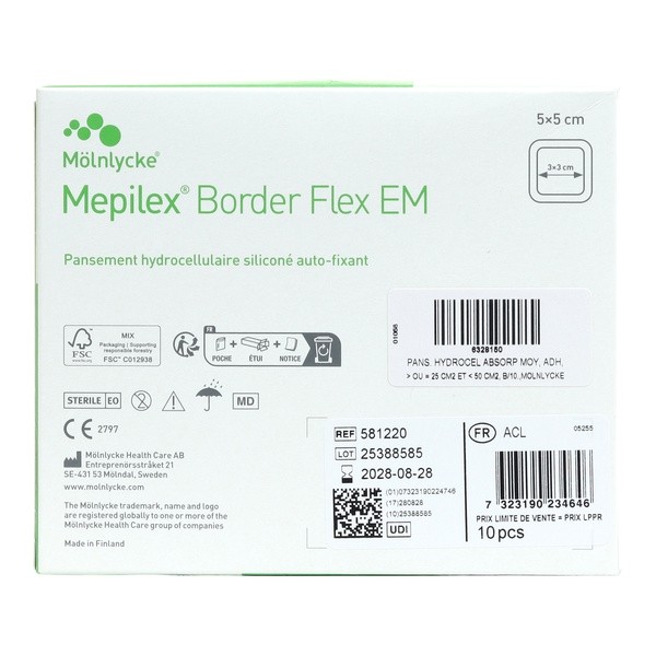 Mepilex Border Flex EM pansements