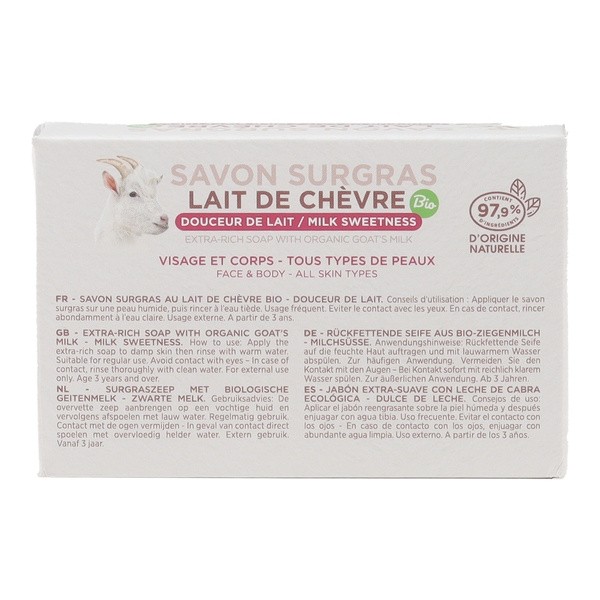 MKL Savon surgras Lait de chèvre bio douceur de lait