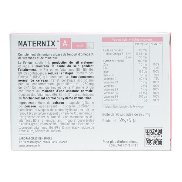 Maternix A allaitement capsules