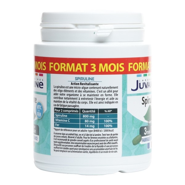 Juvamine Spiruline comprimés