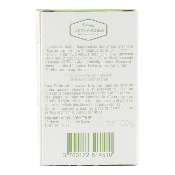 Savon artisanal au lait de chèvre