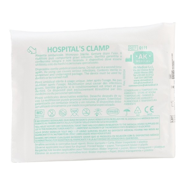 Clamp de Bahr stérile à usage unique