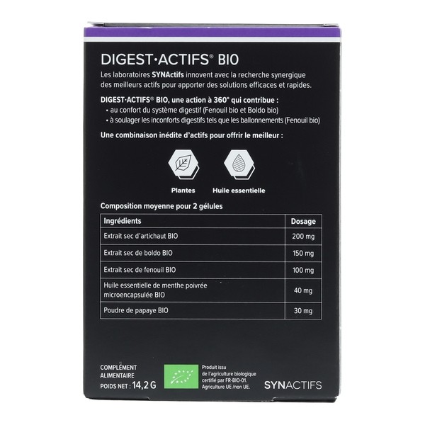 Aragan Digest Actifs bio gélules