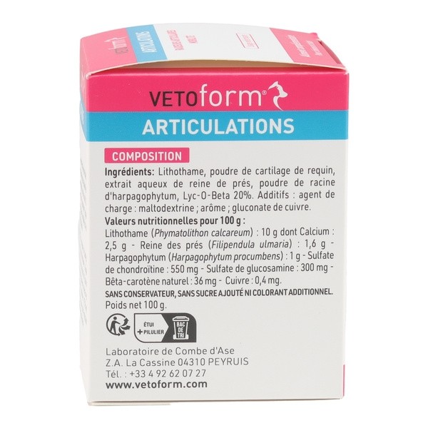 Vetoform Articulations Chat et Chien