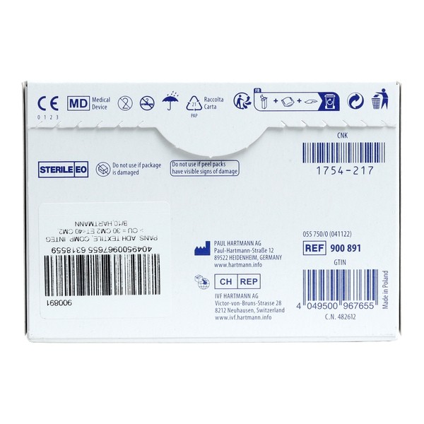 Hartmann Cosmopor E 10 pansements