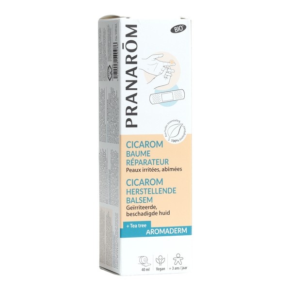 Pranarom Aromaderm baume réparateur Cicarom bio