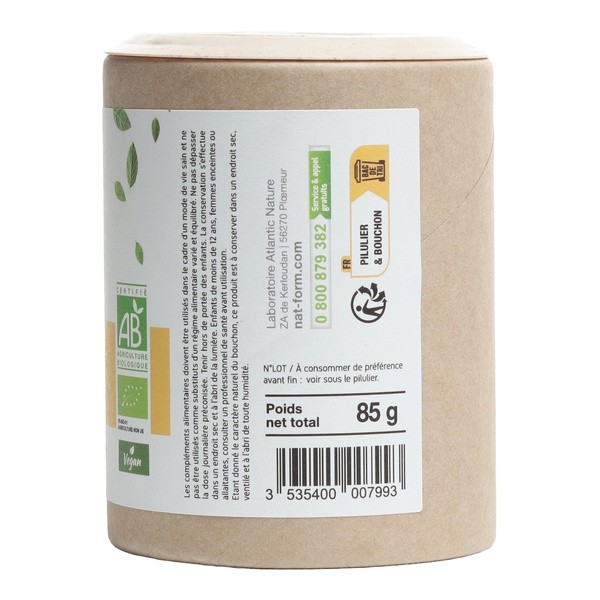 Nat et Form Ecoresponsable maca bio gélules