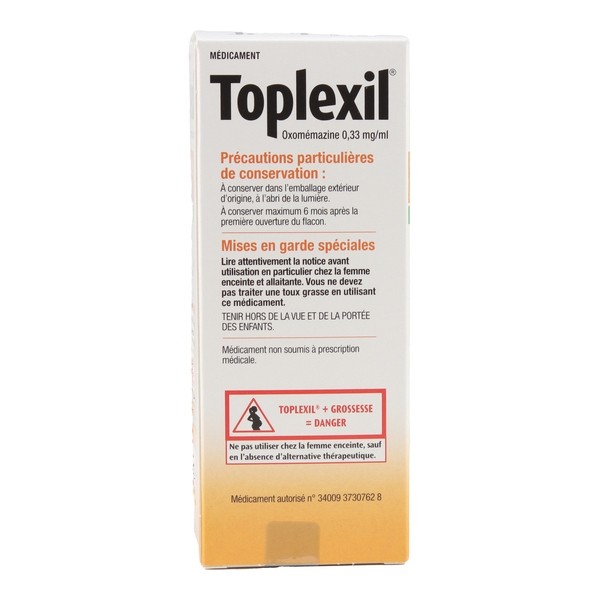 Toplexil sans sucre sirop