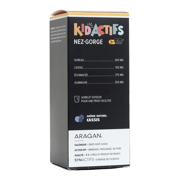 Aragan Kid Actifs Nez Gorge sirop