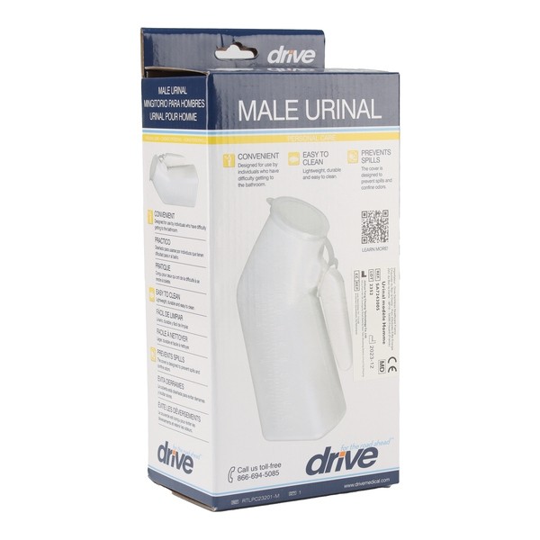 Urinal homme avec bouchon et poignée