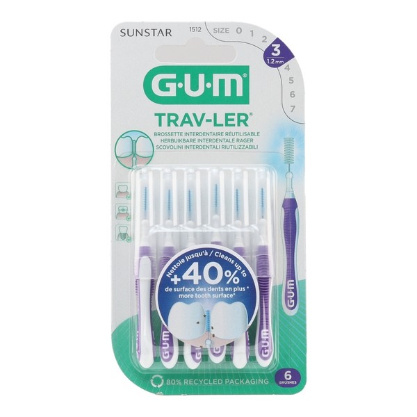 Gum Trav-Ler brossette interdentaire cylindrique